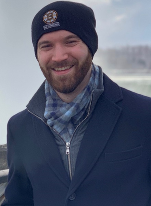 Matt enjoying the beauty of nature at Niagara Falls