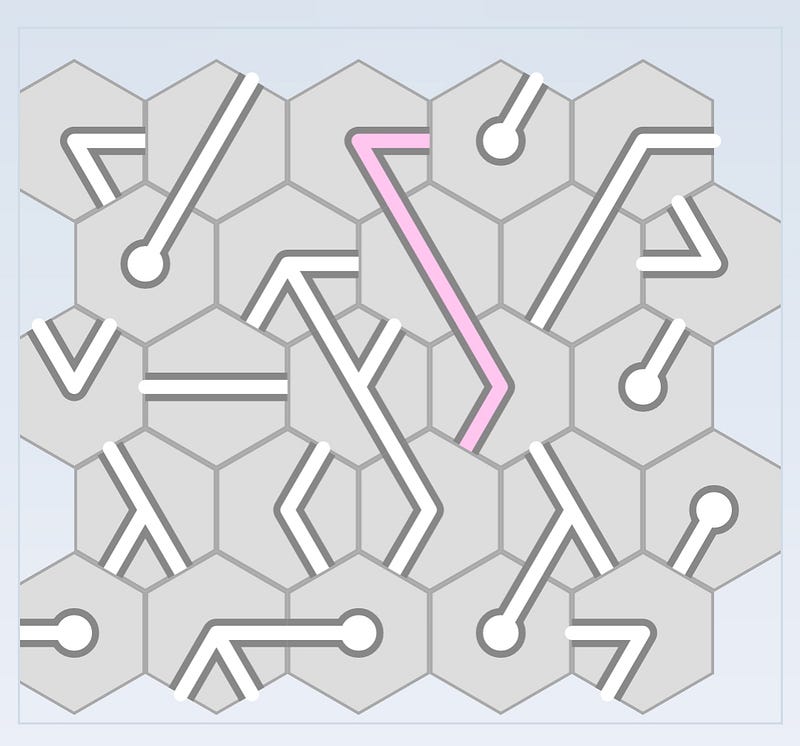 Screenshot of Hexagonal Pipes