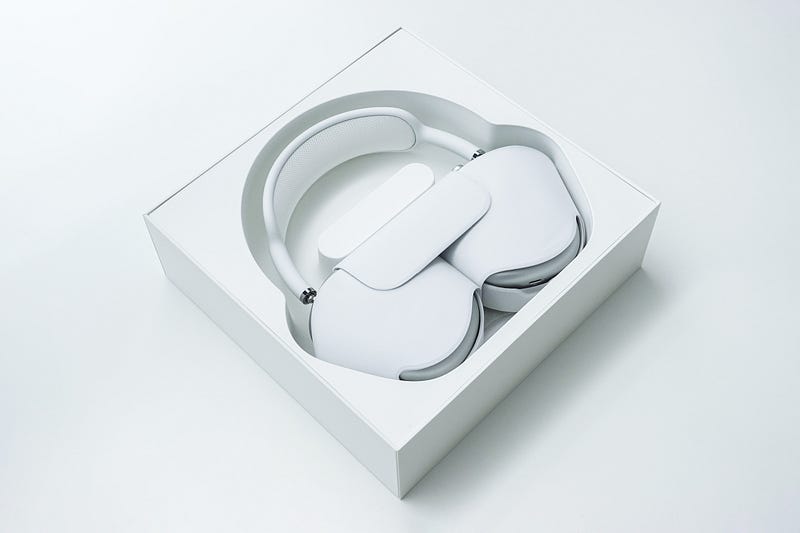 Apple AirPods Max headphones on display