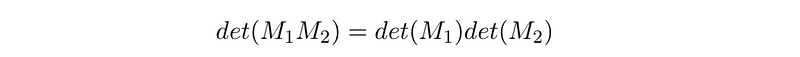 Determinants and group property representation