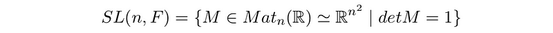 SL(3, R) representation