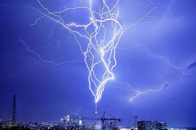 Mobile phone safety during thunderstorms