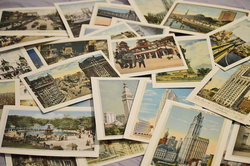 Assorted postcards