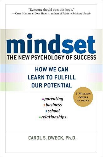 Book cover of "Mindset" by Carol Dweck