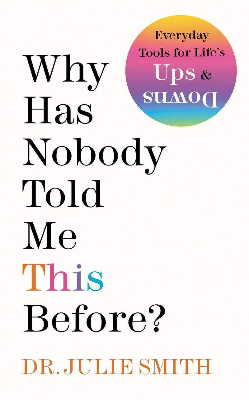 Book cover of "Why Has Nobody Told Me This Before?" by Julie Smith