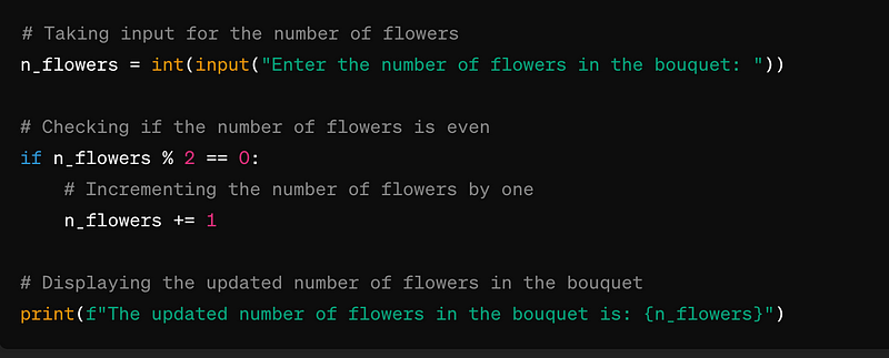 Implementation steps of Lillian's flower arrangement