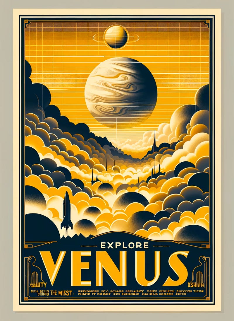 Vintage poster for Venus