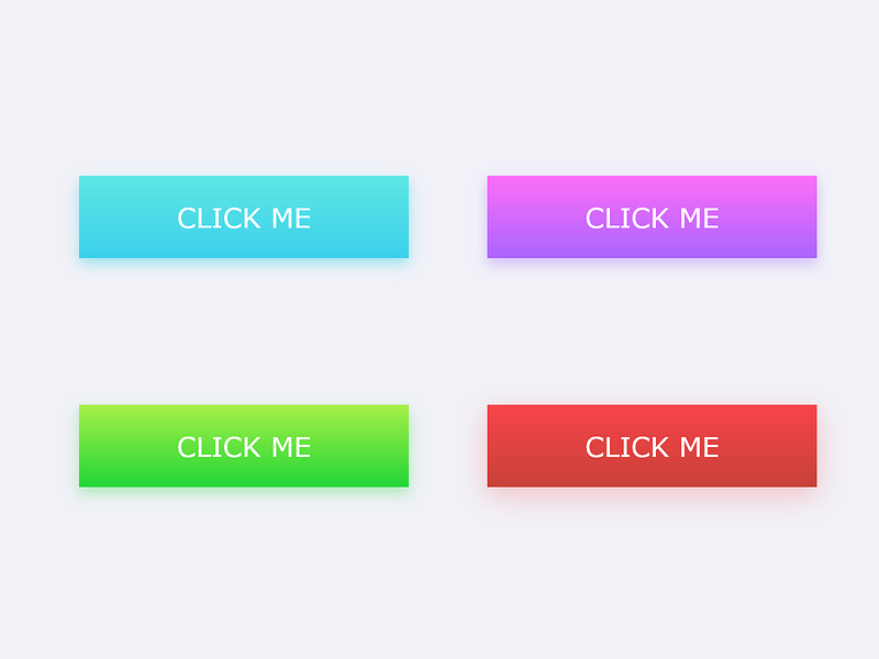 Slightly rounded button design example