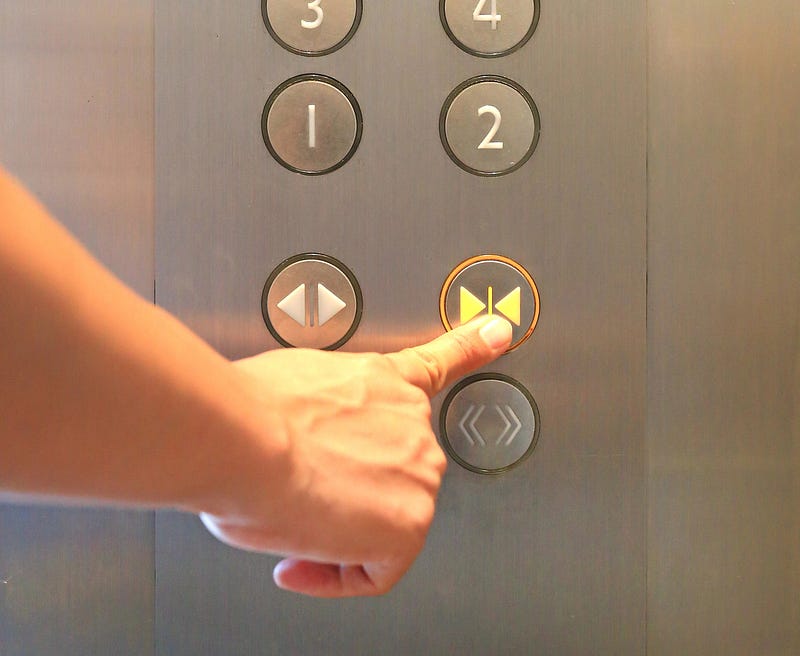 Elevator buttons and their functionality