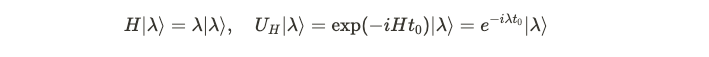 Expansion of Floquet operator in terms of eigenvalues