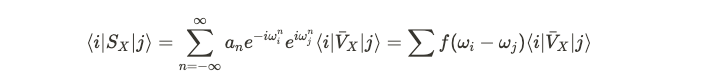 Fourier series representation of eigenvalues