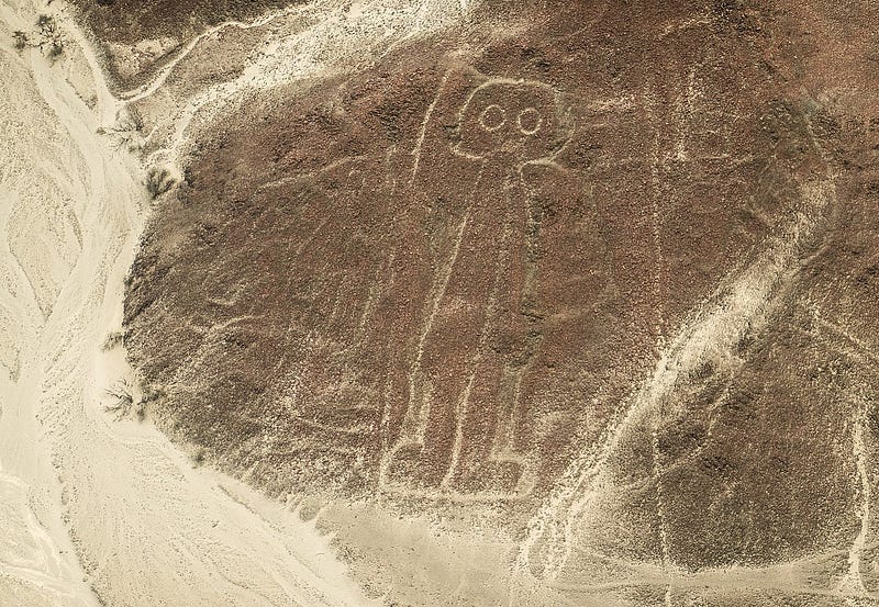 Nazca Lines Geoglyphs - The Astronaut