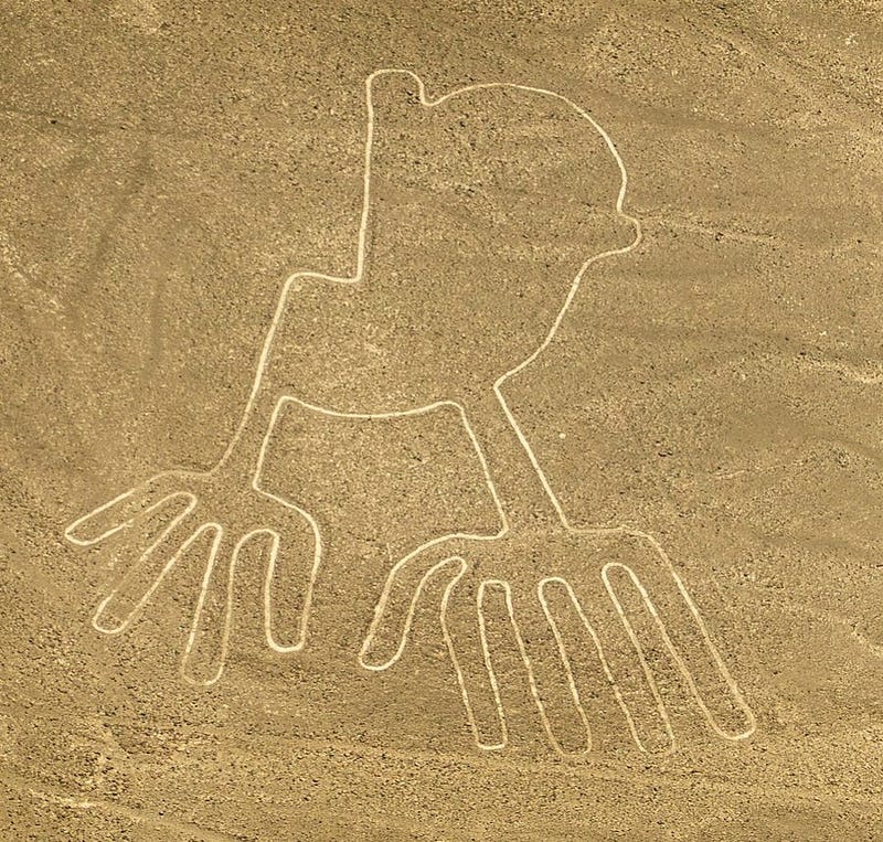 Nazca Lines Geoglyphs - The Hands