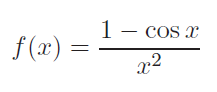 Function Behavior near Zero