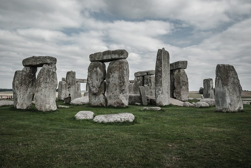 Ancient megalithic structure in Great Britain