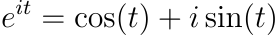 Resulting trigonometric functions from Laplace transform