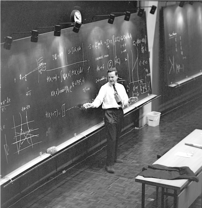 Feynman diagram illustrating particle interactions